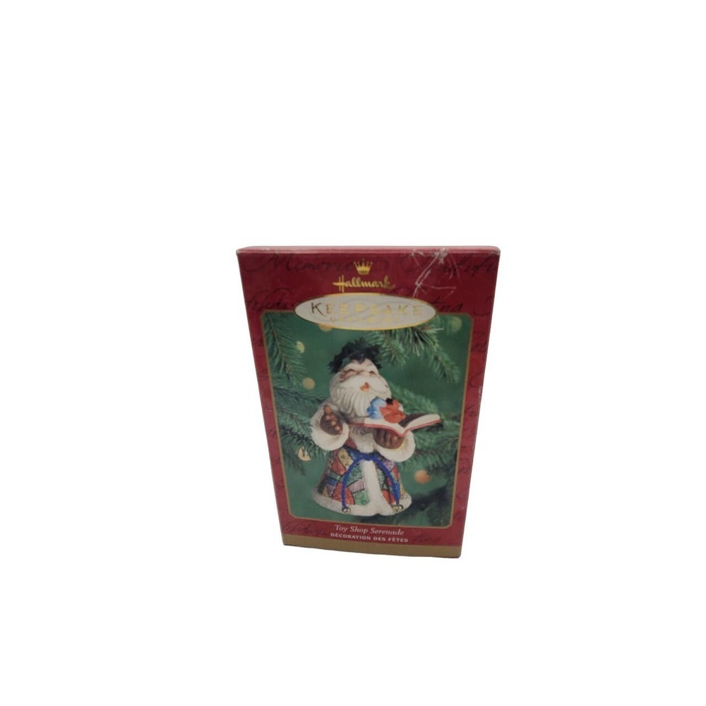 Hallmark Keepsake Christmas Ornament Toy Shop Serenade Santa Claus With Birds‎